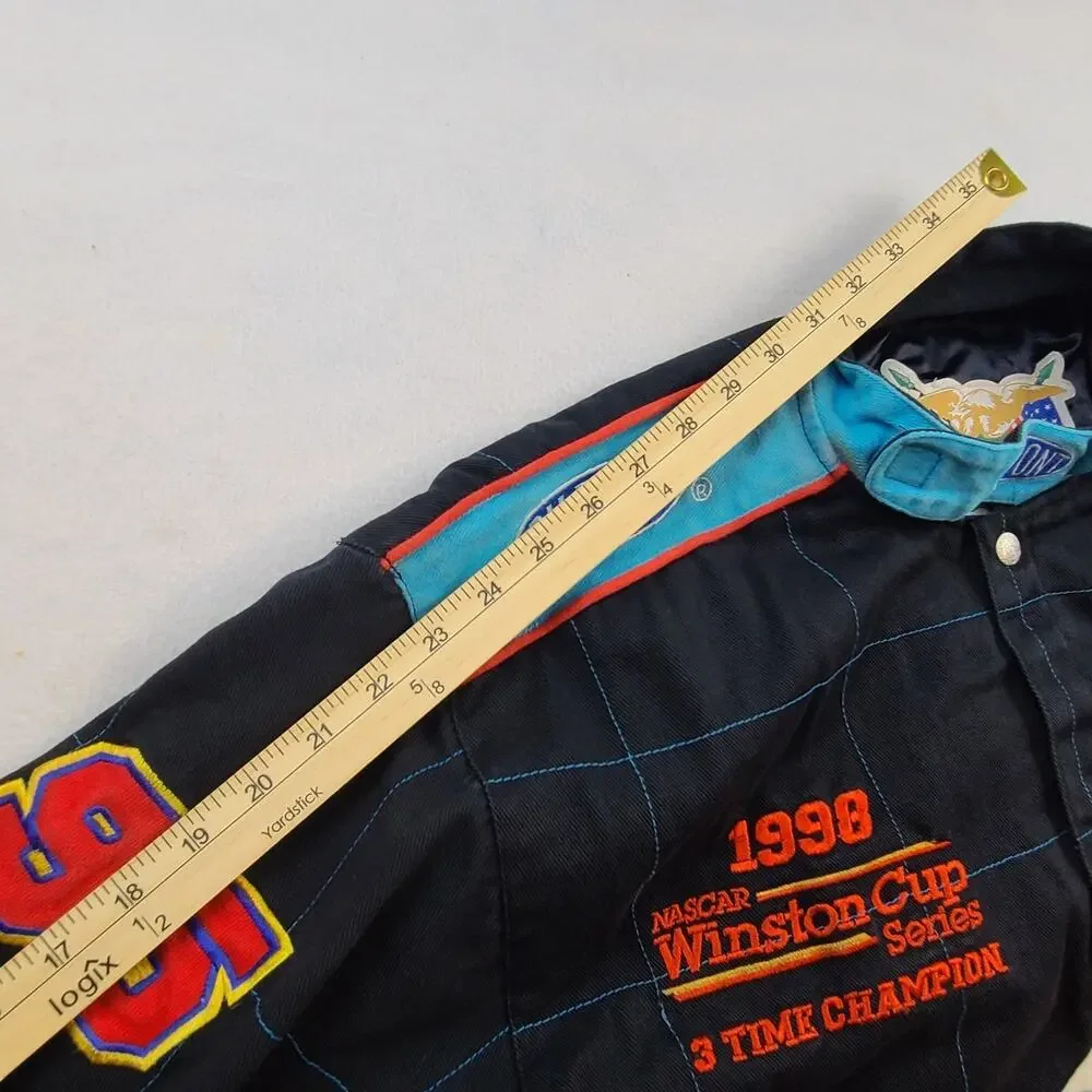 Vintage Jeff Hamilton Jeff Gordon 1998 NASCAR Winston Cup Champion Jacket L #24